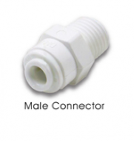 AMC 0604W -- FMC MALE CONNECTOR 3/8" Tube O.D. 1/4" NPTF Thread