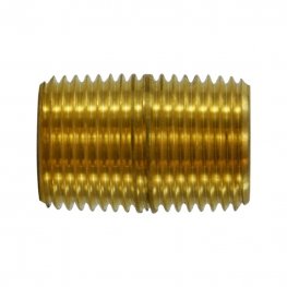 BN0710 Brass Nipple, 3/4" x Close