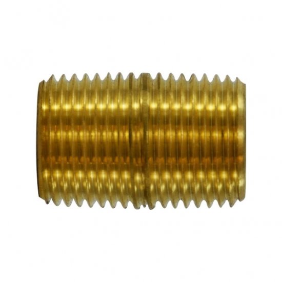 BN0710 Brass Nipple, 3/4\" x Close