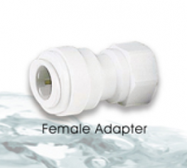 AFA 0604W -- FA Female Adapter 3/8" Tube O.D. 1/4" NPTF Thread