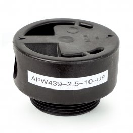 HEAD-APW439-2.5-10-UF Noryl® 2-1/2" Tank In/Out Head, #439, 1" In/Out, NPT, UpFlow