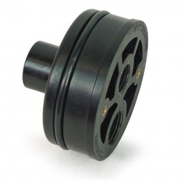 RO-4099.1Z 4" ROPV End Cap, 3/4" x 1/2"