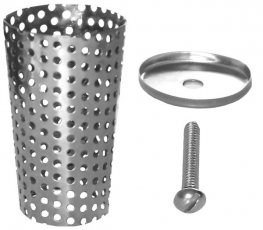 953SB Simmons Strainer with Bottom Plate and Screw, 1-1/4" FV