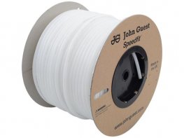PE-08-BI-DF-W John Guest 1/4" LLDPE Poly Tubing, 500ft Roll, White