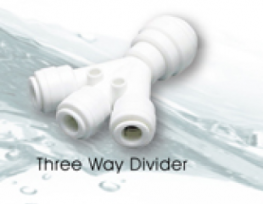 ATHWD 0706W -- THWD Three way divider 1/2" Tube O.D.