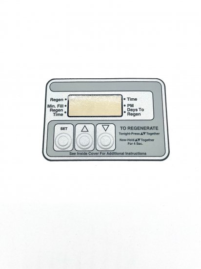 V3114 Front Label, 5-Button "Metered" PCB