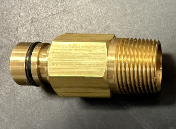 FL60706-10 DLFC Housing, 3/4\" Quick Connect, Brass, 10.0GPM