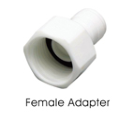 AFAB 0607CW -- FAB FEMALE ADAPTER 3/8\" Tube O.D. 1/2\" BSP Thread