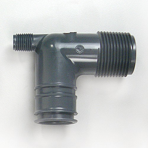 V3149 Fitting, 1 PVC Male NPT Elbow 3.25 Water Softner Parts