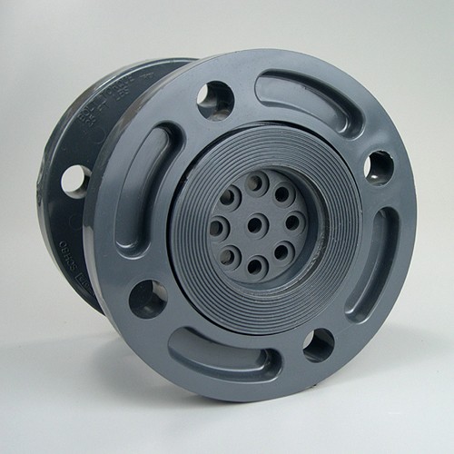 V7A259C1 PVC Flow Control, 2-1/2\" Flanged