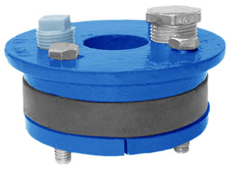 021 Simmons Well Seal, 3\" Offset Single Drop Pipe, Solid Plate